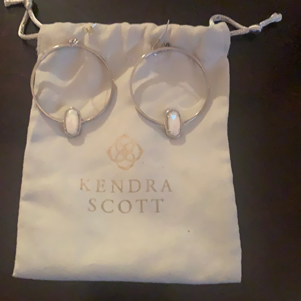 Kendra Scott earrings sliver